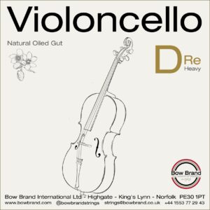Bow brand Cello D gut string