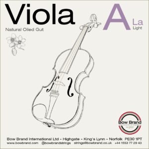 Bow brand Viola A gut string