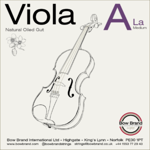 Bow brand Viola A gut string