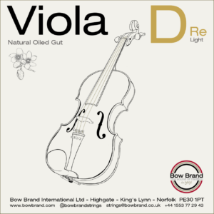 Bow Brand viola d gut string