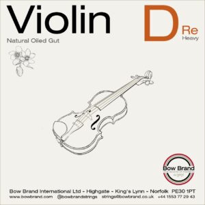 Bow brand violin d gut strings
