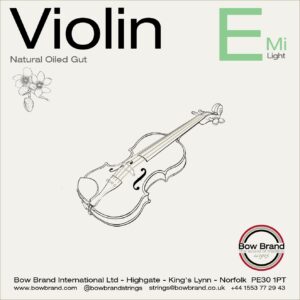 bow brand Violin E 0.56 gut string