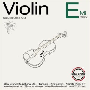 Bow brand Violin E 0.62 gut string